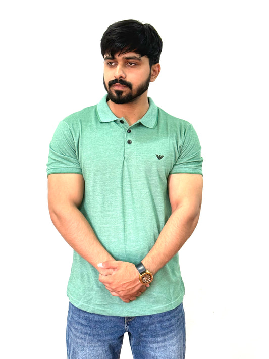 Fresh Light Green Polo Shirt - Premium Cotton | Modern Fit | Summer Essential