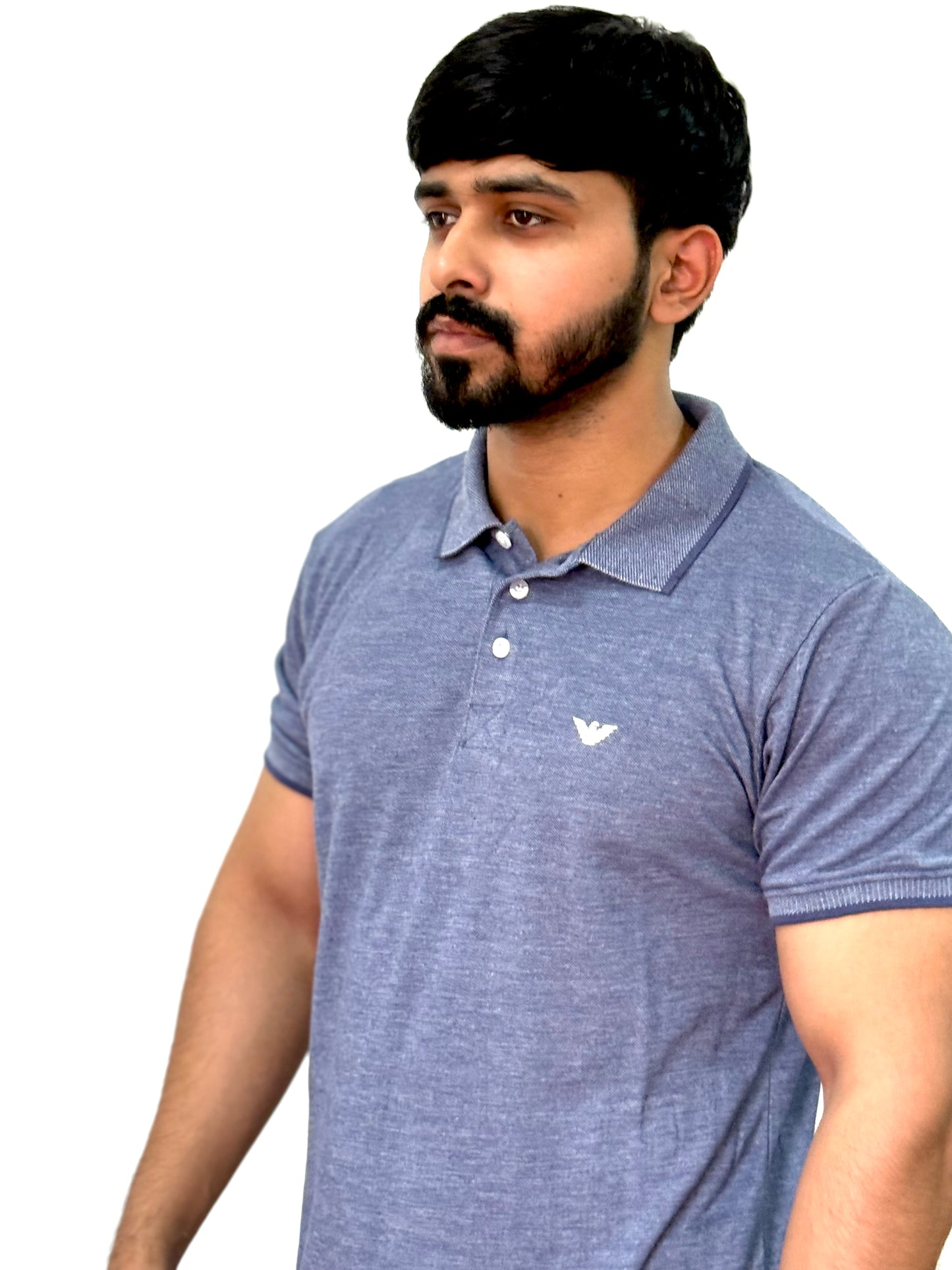 Classic Grey Polo Shirt – Premium Comfort & Style