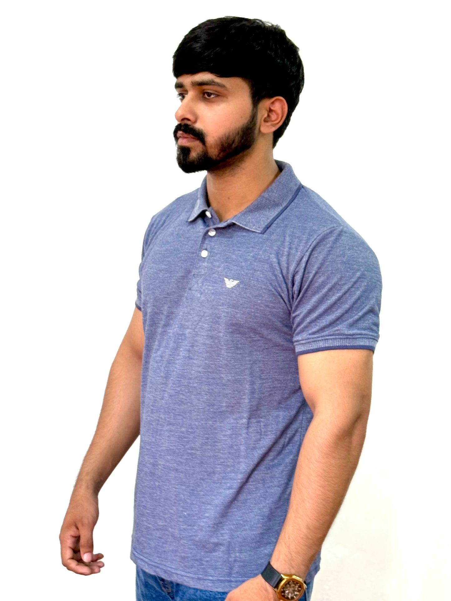 Classic Grey Polo Shirt – Premium Comfort & Style