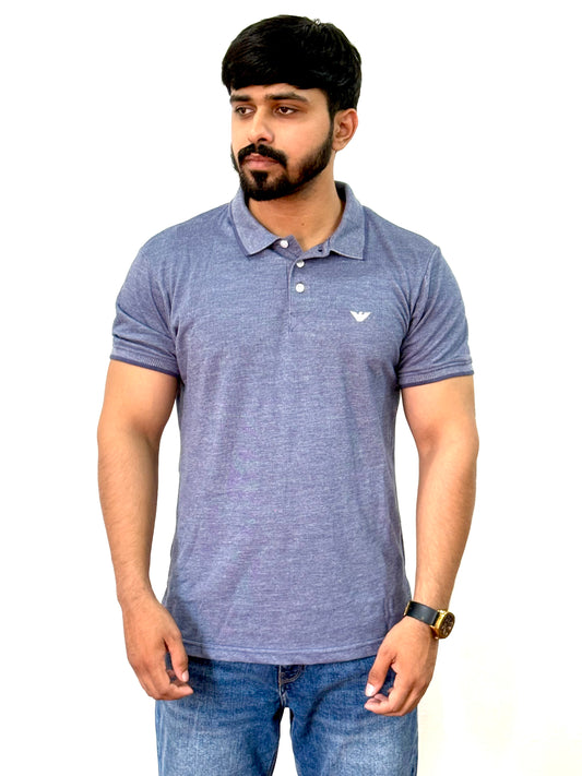 Classic Grey Polo Shirt – Premium Comfort & Style
