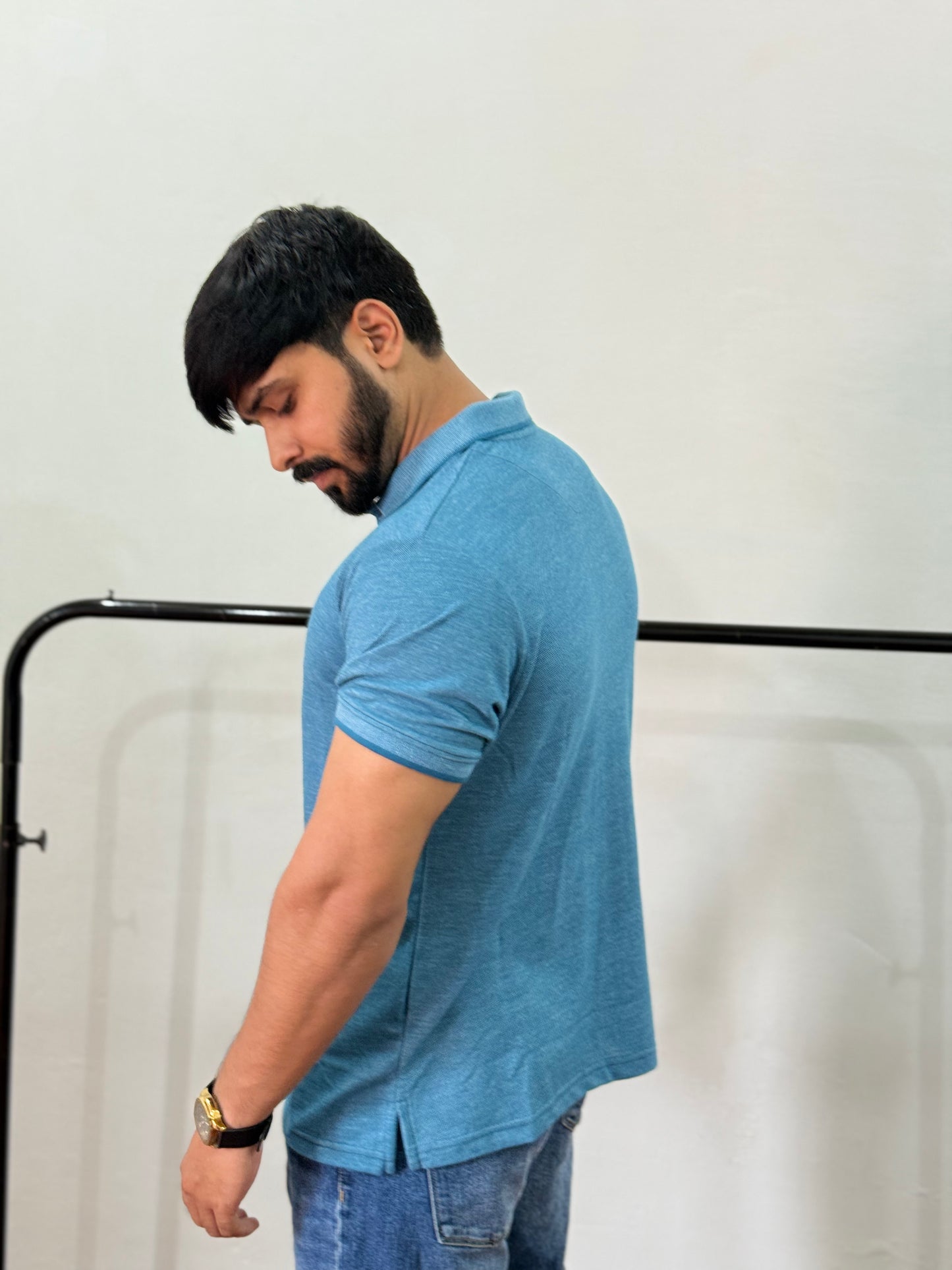 Sky Polo Shirt – Premium PK Fabric | Double Stitched | Comfort Fit