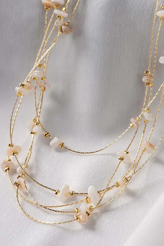 Multi layer Beaded Necklace IFA-NL-011